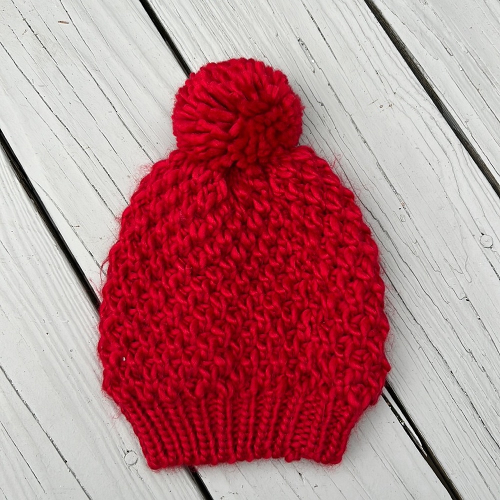 Red Knit Hat